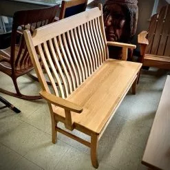 The Phillips Forest Store Hickory Bench