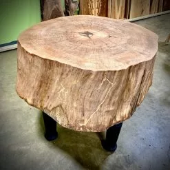 The Phillips Forest Store Sycamore Tree Stump Butcher Block