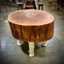 The Phillips Forest Store Sycamore Tree Stump Butcher Block