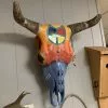 The Phillips Forest Store Wooden Art Painted Bull -Live Edge Wood Slabs Sales Store artpaintedbullhead 1024x1024@2x