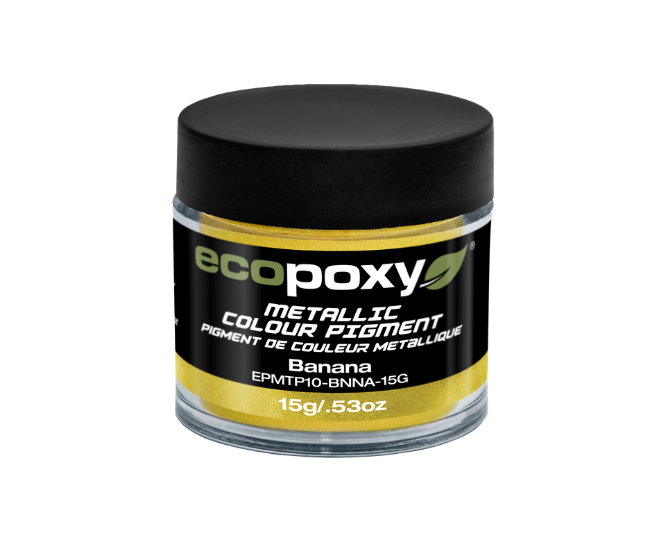 EcoPoxy 15g Metallic ColorPigment - Banana 3 EcoPoxy 15g Metallic ColorPigment - Banana