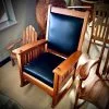 The Phillips Forest Store Cherry Rocking Chair With Leather -Live Edge Wood Slabs Sales Store cherryrockerwithleather 1024x1024@2x