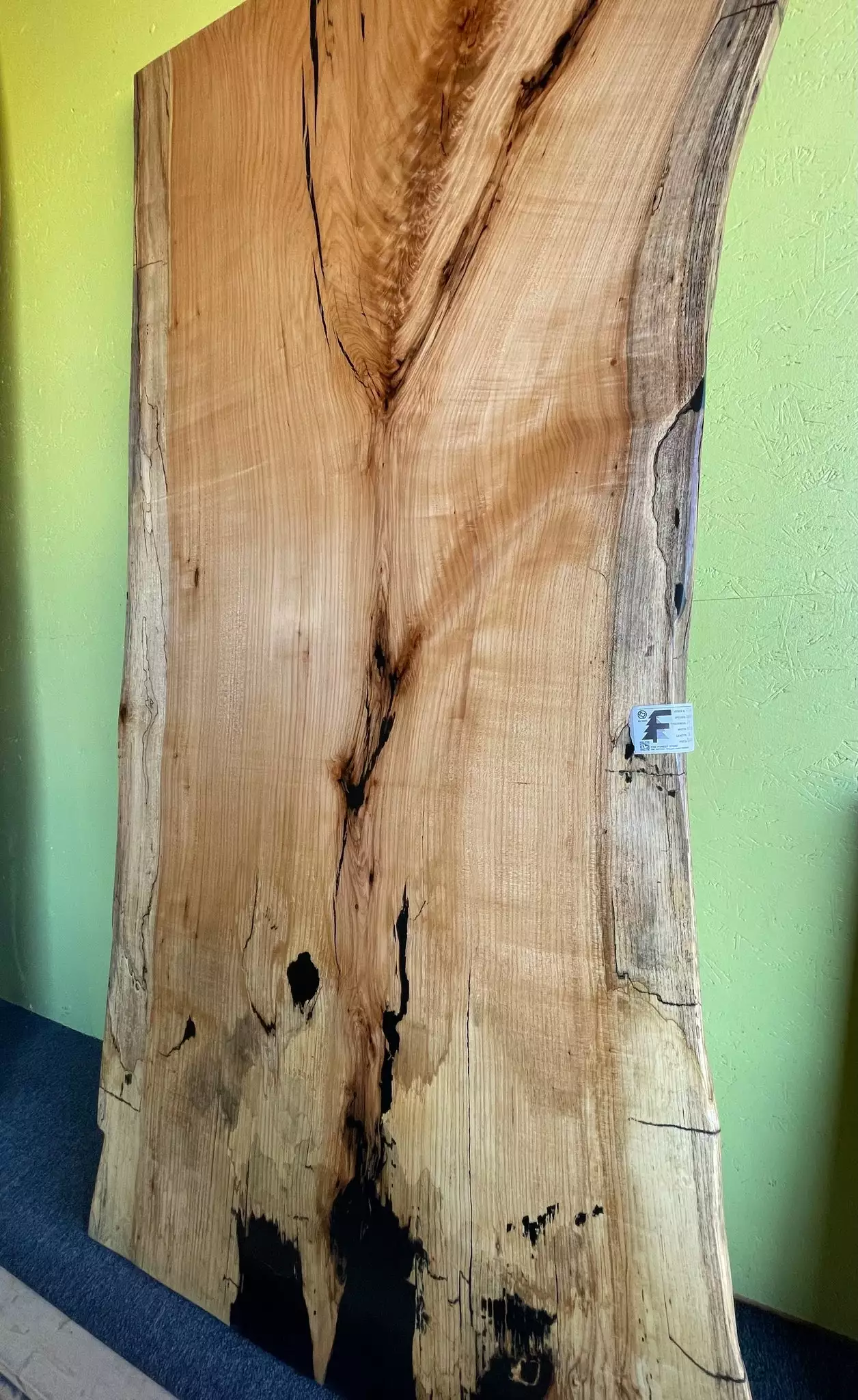 The Phillips Forest Store Live Edge Pecan Slab 4 The Phillips Forest Store Live Edge Pecan Slab - Image 2