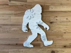 The Phillips Forest Store Wood Art White Sasquatch