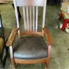 The Phillips Forest Products Forest Store Quartersawn White Oak & Dark Leather Rocking Chair -Live Edge Wood Slabs Sales Store image 4567f738 ac99 480e 9544 4b3a198a471a 1024x1024@2x