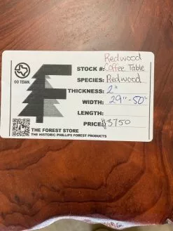 The Phillips Forest Store Redwood Coffee Table -Live Edge Wood Slabs Sales Store image 49c38b6e ba26 414b bf1f 0f9a6341caf9 1024x1024@2x