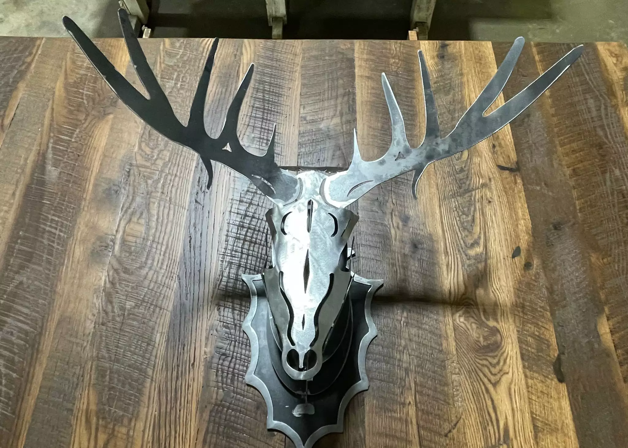 The Phillips Forest Store Metal Deer Head Mount 3 The Phillips Forest Store Metal Deer Head Mount