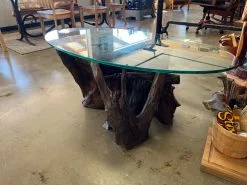 The Phillips Forest Store Small Redwood Coffee Table