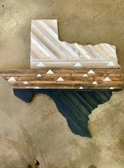 The Phillips Forest Store Texas Wood Wall Art -Central Texas