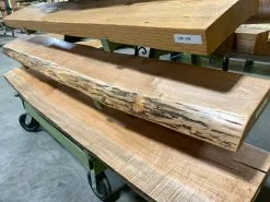 The Phillips Forest Store Live Edge Maple Fireplace Mantel