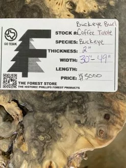 The Phillips Forest Store Buckeye Burl Coffee Table -Live Edge Wood Slabs Sales Store image d2b00646 037d 40a4 a33d ce51b20155cb 1024x1024@2x