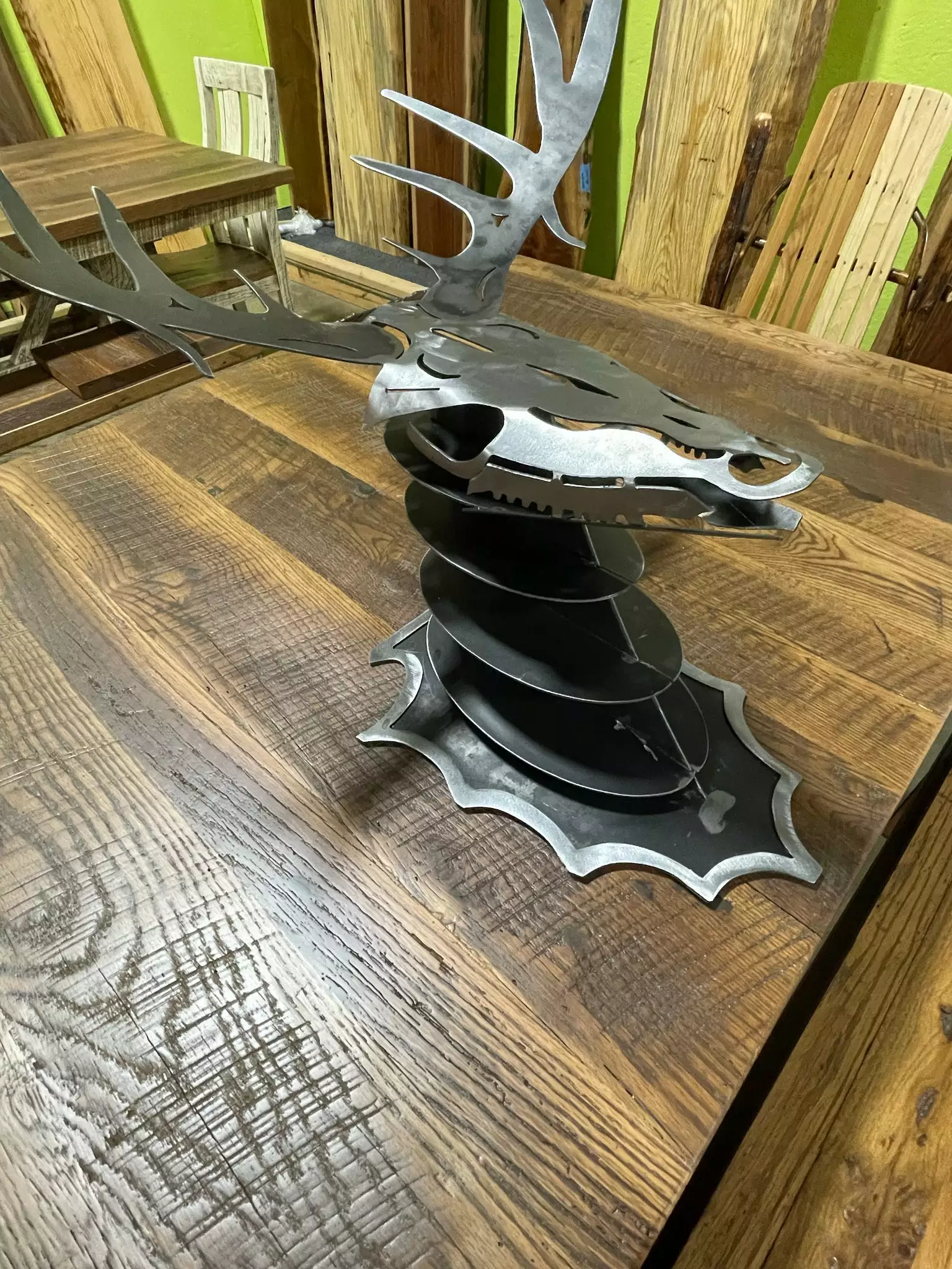 The Phillips Forest Store Metal Deer Head Mount 4 The Phillips Forest Store Metal Deer Head Mount - Image 2