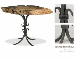 The Phillips Forest Store Hand Forged Steel Bistro Leg -Live Edge Wood Slabs Sales Store live edge esherick bistro table 1024x1024@2x