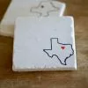 Lace, Grace, And Peonies Texas Marble Coaster- Set Of 4 2 Lace, Grace, And Peonies Texas Marble Coaster- Set Of 4 -Live Edge Wood Slabs Sales Store texas marble coasters 1024x1024@2x